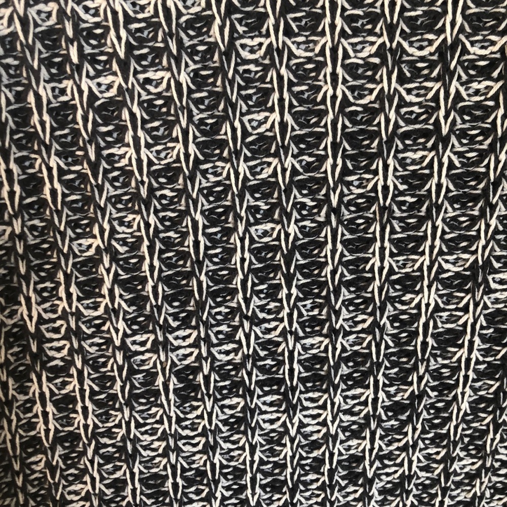 Ann Taylor LOFT black and white turtleneck sweater - Picture 5 of 5